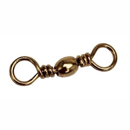 Eagle Claw Barrel Swivel Sz 10 Brass 01111-019